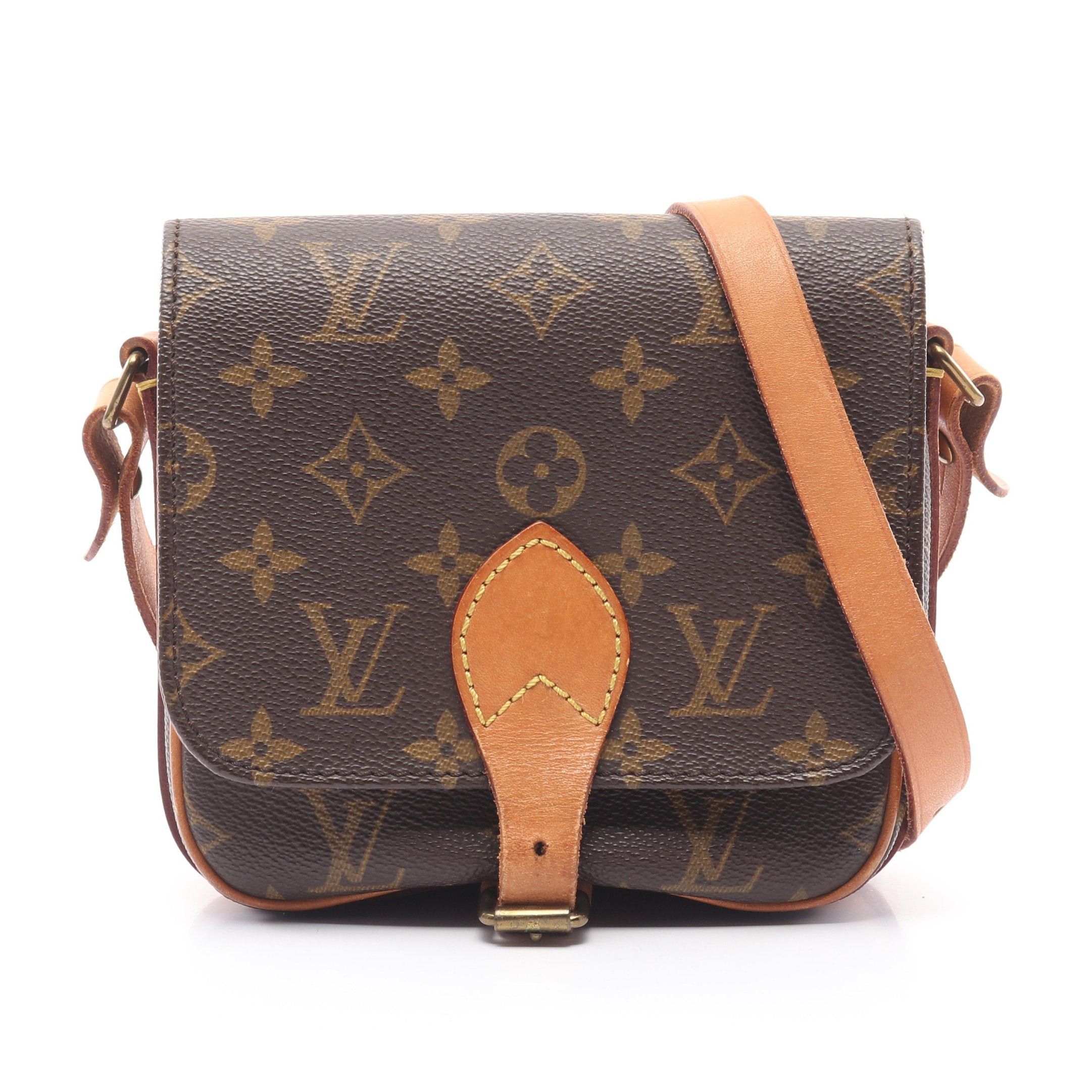 Louis Vuitton Louis Vuitton Cartesier Pm Monogram Shoulder Bag Leather Brown Size ONE SIZE - 1 Thumbnail