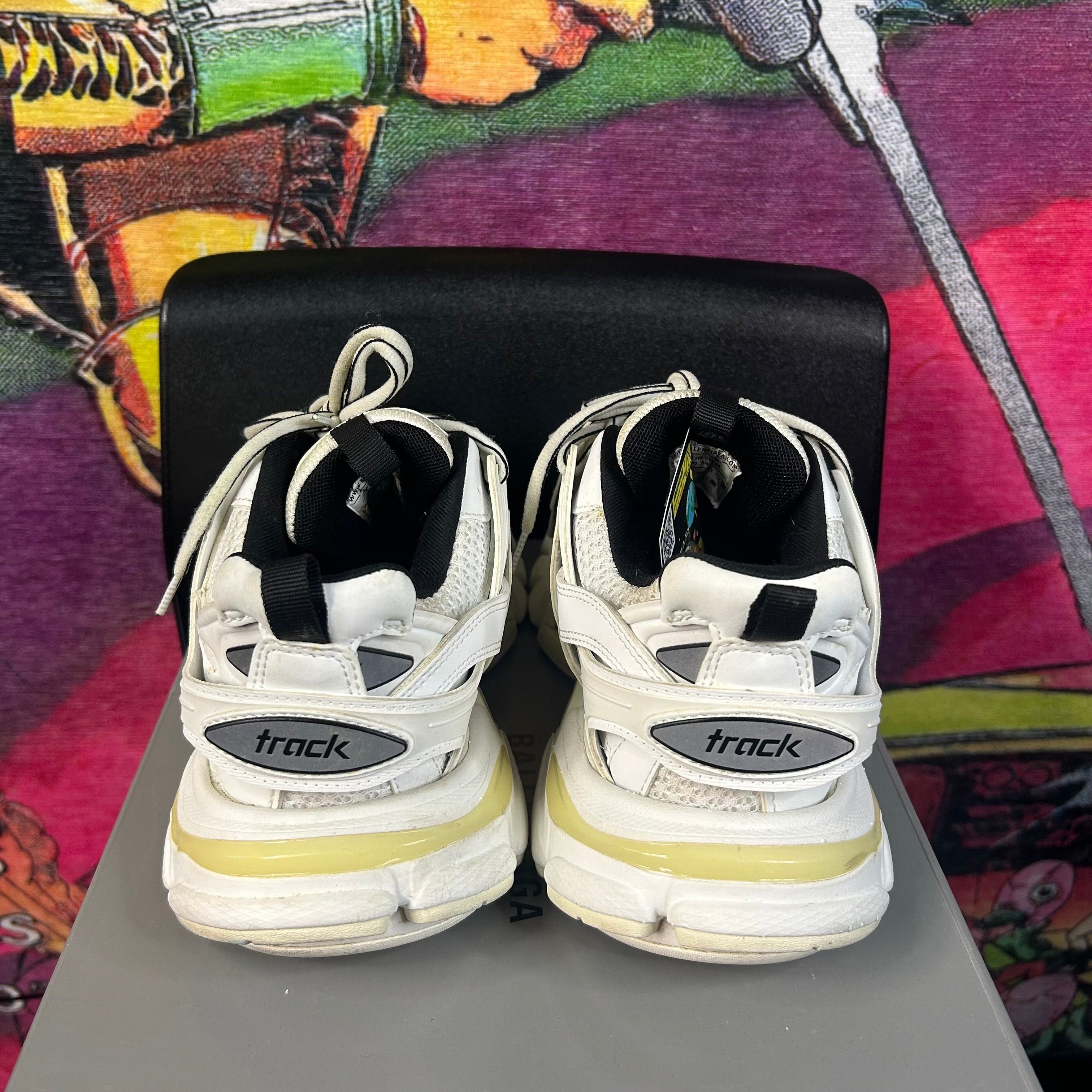 Balenciaga Balenciaga Track Runners White Black Size 38 / 5.5 Size US 5.5 / EU 38 - 3 Thumbnail