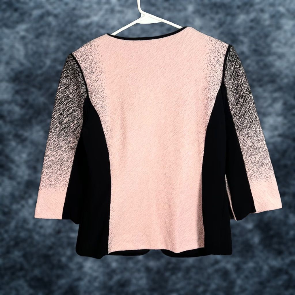 Joseph Ribkoff Joseph Ribkoff Jacket Womens Black & Pink Textured Size 8 NEW! Size M / US 6-8 / IT 42-44 - 1 Thumbnail