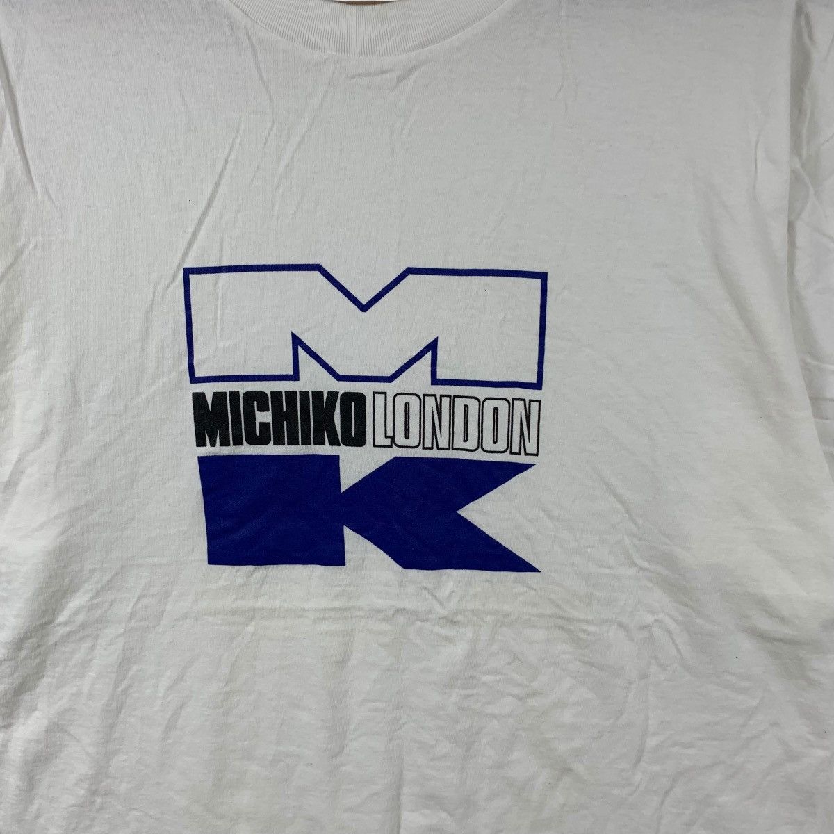 Michiko Koshino London Vintage MICHIKO LONDON KOSHINO Collection Tee Shirt Top Size M / US 6-8 / IT 42-44 - 4 Thumbnail