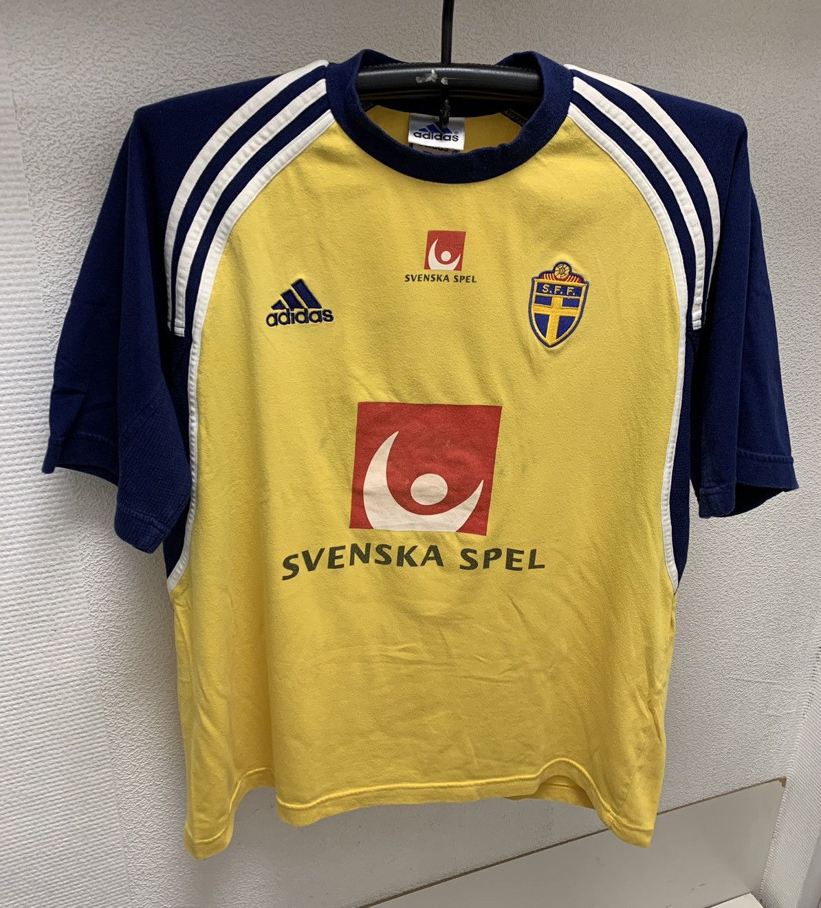 Adidas Adidas vintage soccer jersey Sweden svenska spel L as Size US L / EU 52-54 / 3 - 1 Thumbnail