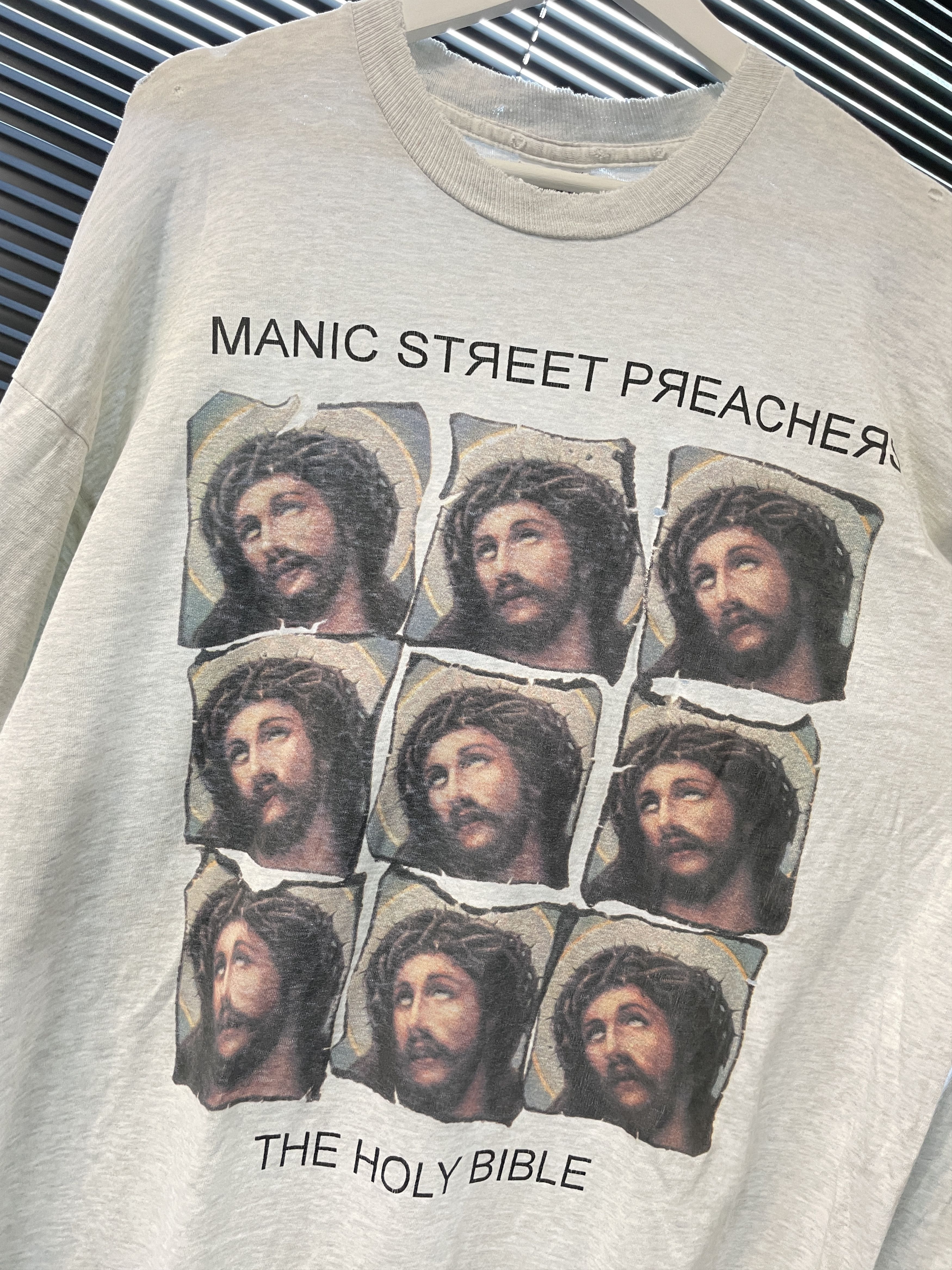 Band Tees 1994 Manic Street Preachers 'The Holy Bible' long sleeve Size US XL / EU 56 / 4 - 3 Thumbnail
