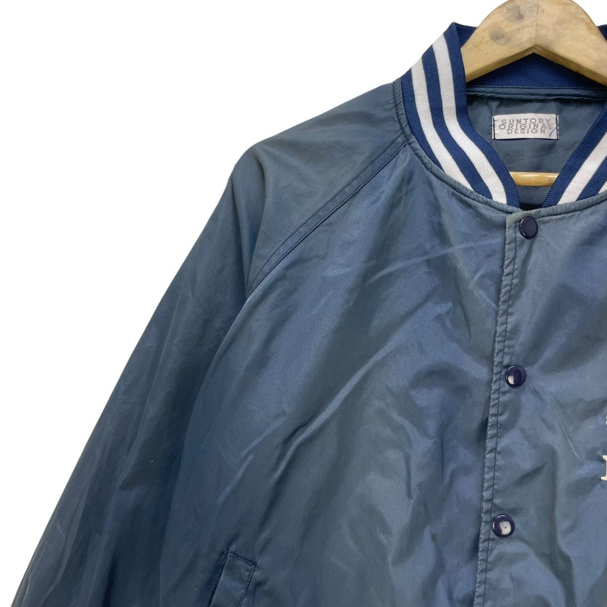Japanese Brand Vintage Suntory Coffee Bomber Liaght Coach Jacket Size US M / EU 48-50 / 2 - 3 Thumbnail