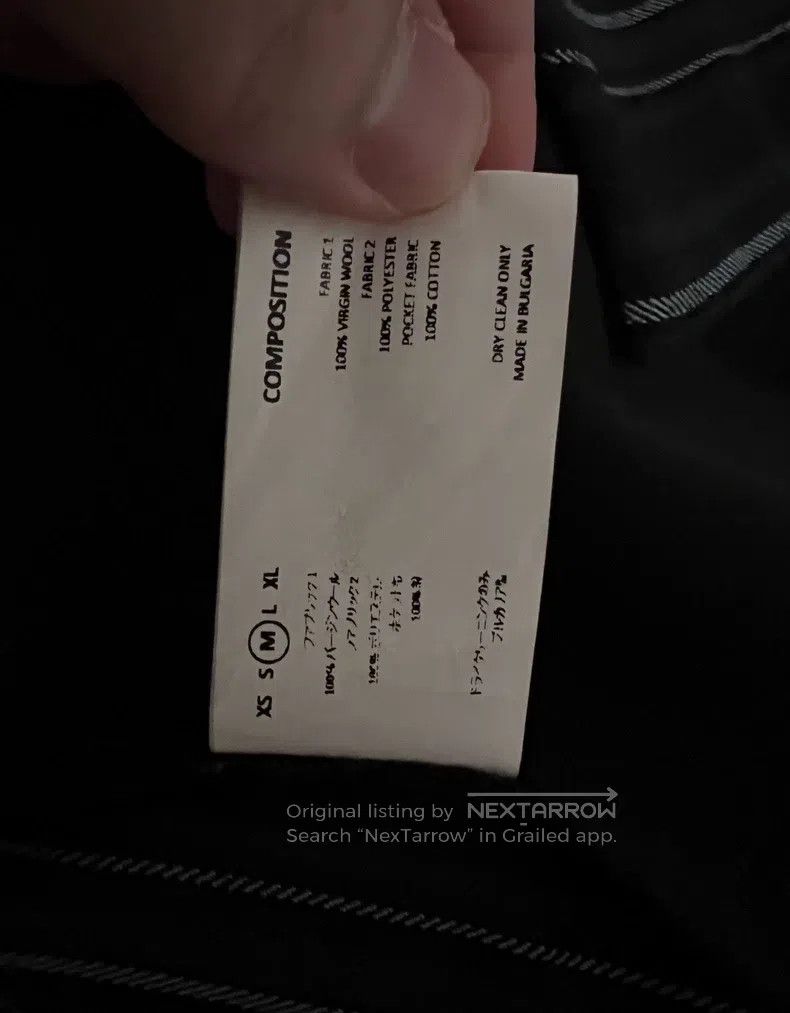 Kiko Kostadinov Kiko Kostadinov 19FW Midnight Striped Shirt, Wool Striped Size US M / EU 48-50 / 2 - 7 Thumbnail