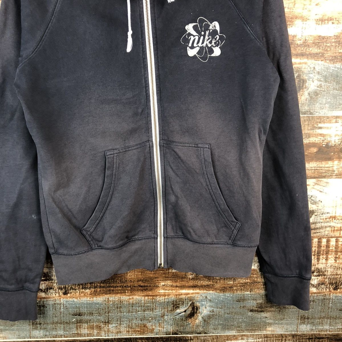 Nike DLL Nike vintage Blue pinwheel sweater Hoodie #A2450 Size US S / EU 44-46 / 1 - 6 Thumbnail