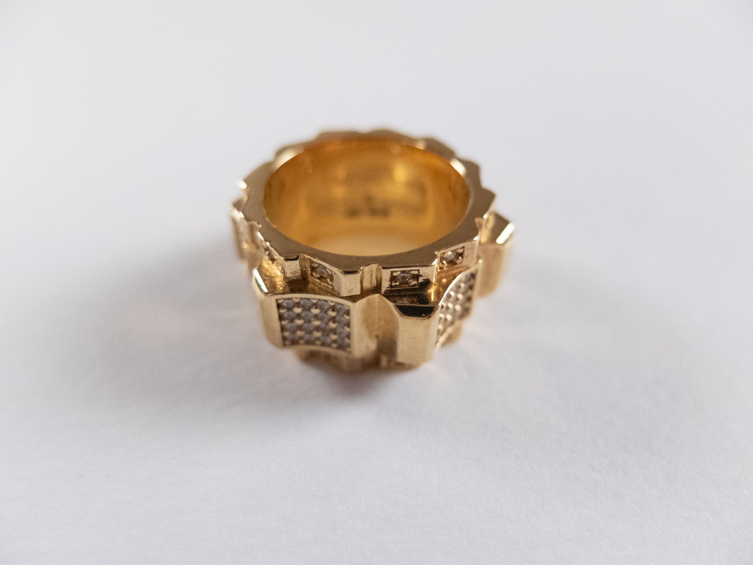 Bottega Veneta BOTTEGA VENETA Cubic zirconia crystals & silver ring 6 / 13 Size ONE SIZE - 4 Thumbnail