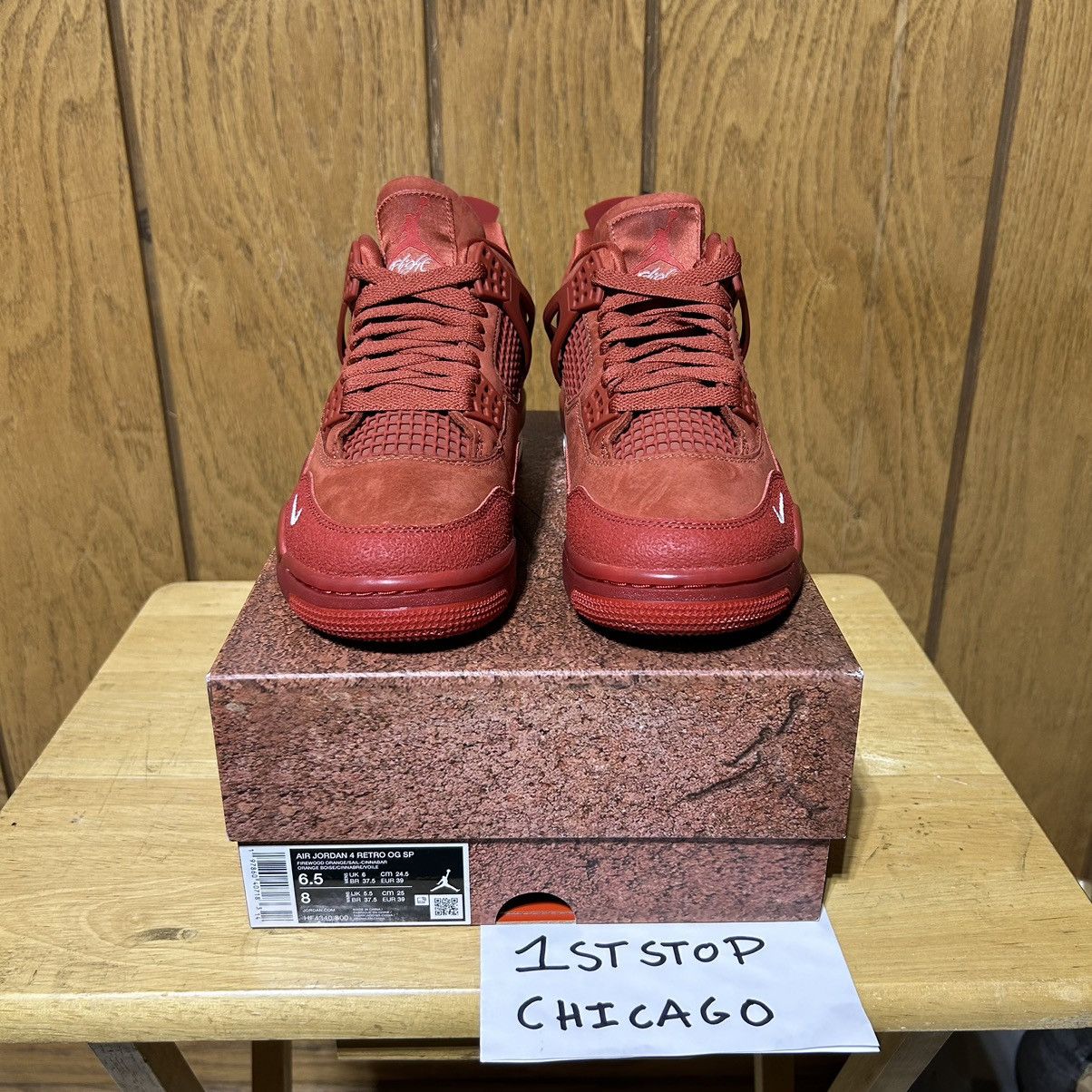 Designer × Jordan Brand Air Jordan 4 Retro OG SP Nigel Brick Size 6.5 HF4340-800 Size US 6.5 / EU 39-40 - 2 Thumbnail