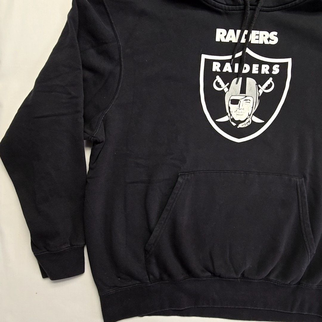Majestic Raiders Hoodie Black Graphic NFL Majestic XL Sweatshirt Y2K Size US XL / EU 56 / 4 - 5 Thumbnail