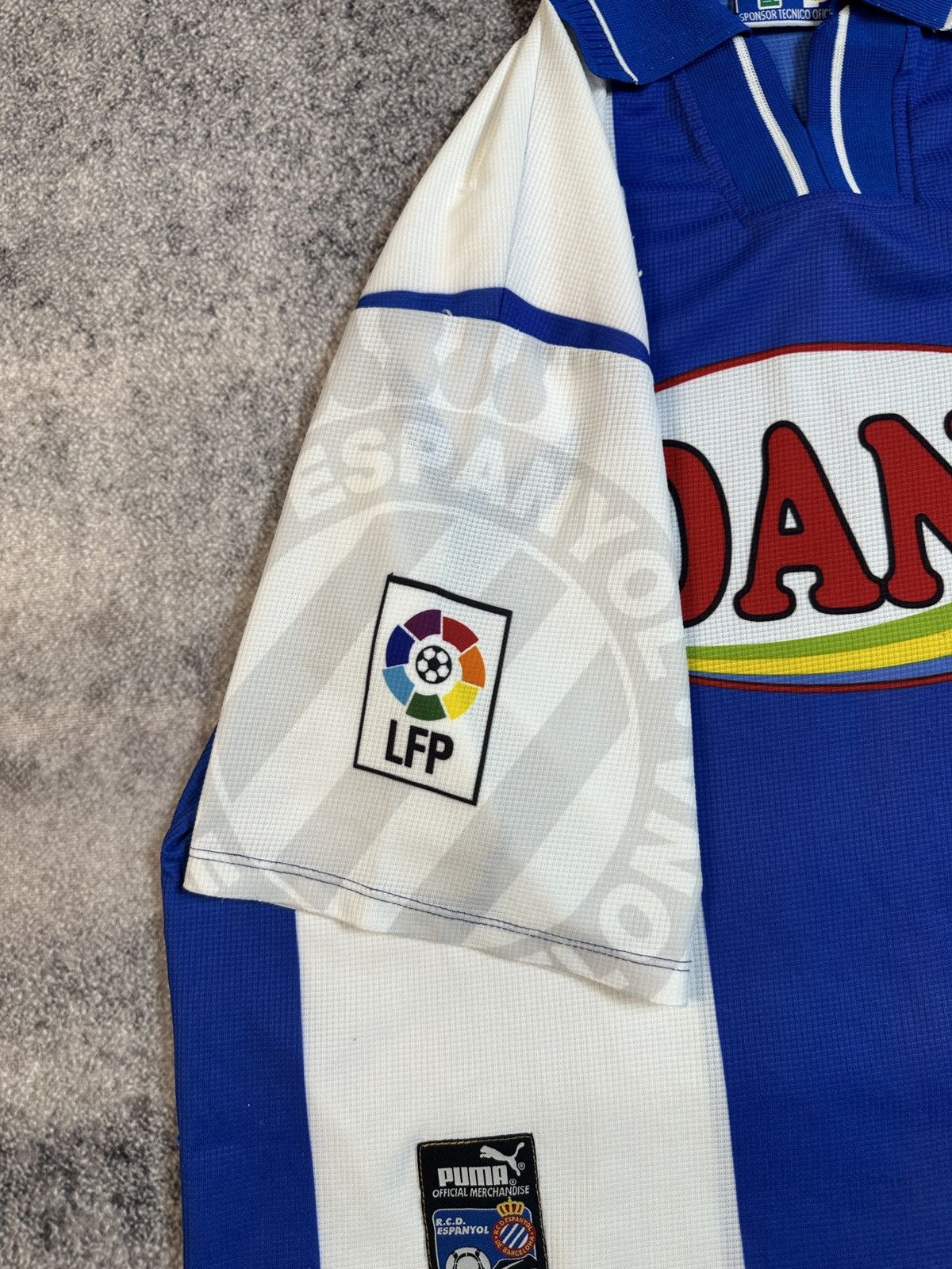 Puma Vintage Puma RCD Espanyol 90s Soccer Jersey Blokecore XL VTg Size US XL / EU 56 / 4 - 4 Thumbnail