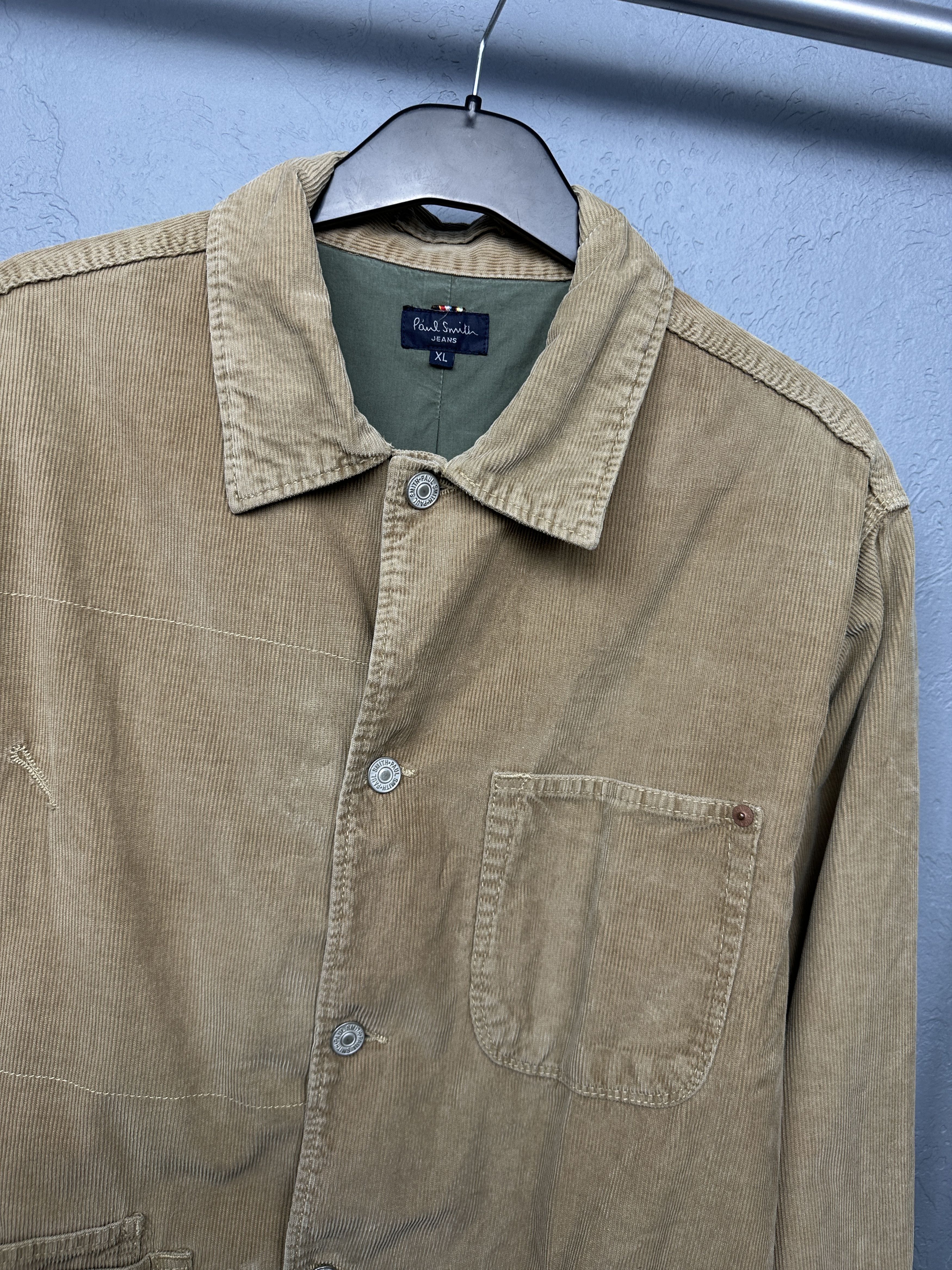 Paul Smith Paul Smith Jeans Vintage Mens Corduroy Workwear Jacket Size US XL / EU 56 / 4 - 2 Thumbnail