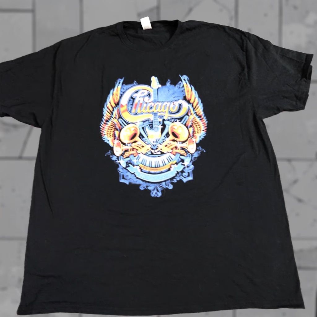 Doublet VINTAGE Chicago T-shirt 2XL Black 2022 Tour 100% Cotton Double-Sided Reprint Men Short Sleeve Shirt Mens Embroidered Size US XXL / EU 58 / 5 - 1 Thumbnail