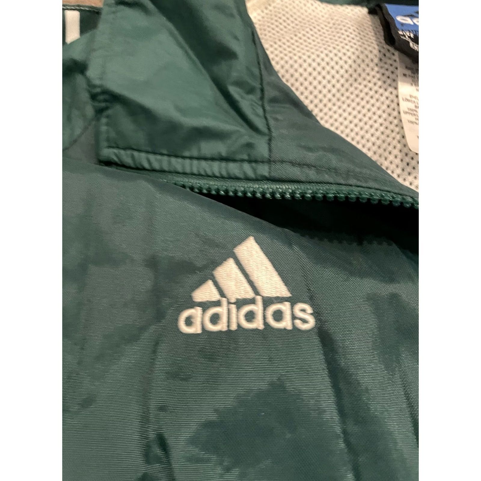 Adidas VINTAGE adidas Track Suit L Jacket & Pants Windbreaker Green Gator Basketball (F455) Track Suit Men L Green 90s Streetwear Basketball Size 42R - 5 Thumbnail