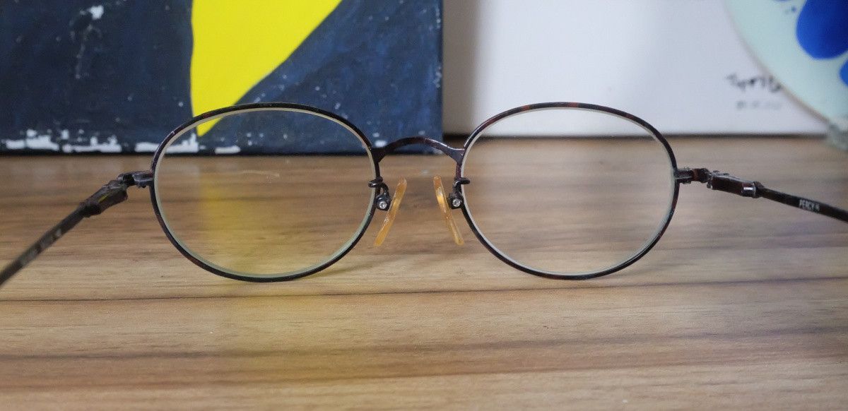 Japanese Brand Percy Glasses Tortoiseshell Frame Size ONE SIZE - 3 Thumbnail