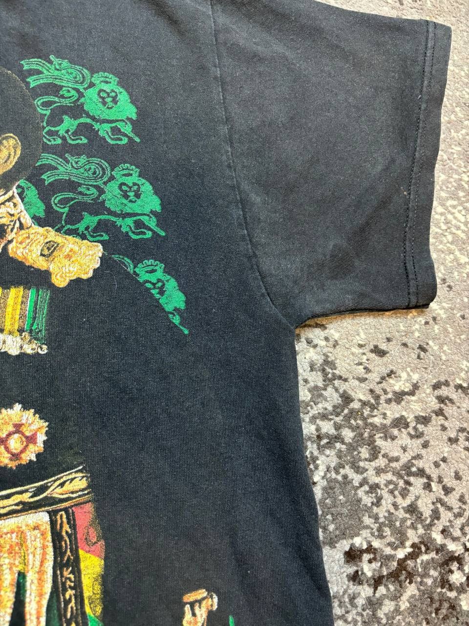 Band Tees × Bob Marley × Vintage Vintage Y2K Bob Marley Rastafari Selassie 1 King Band Tee Size US L / EU 52-54 / 3 - 4 Thumbnail