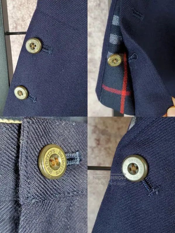 Burberry Burberry Navy Wool Logo Casual Pants. Size 23" - 9 Thumbnail