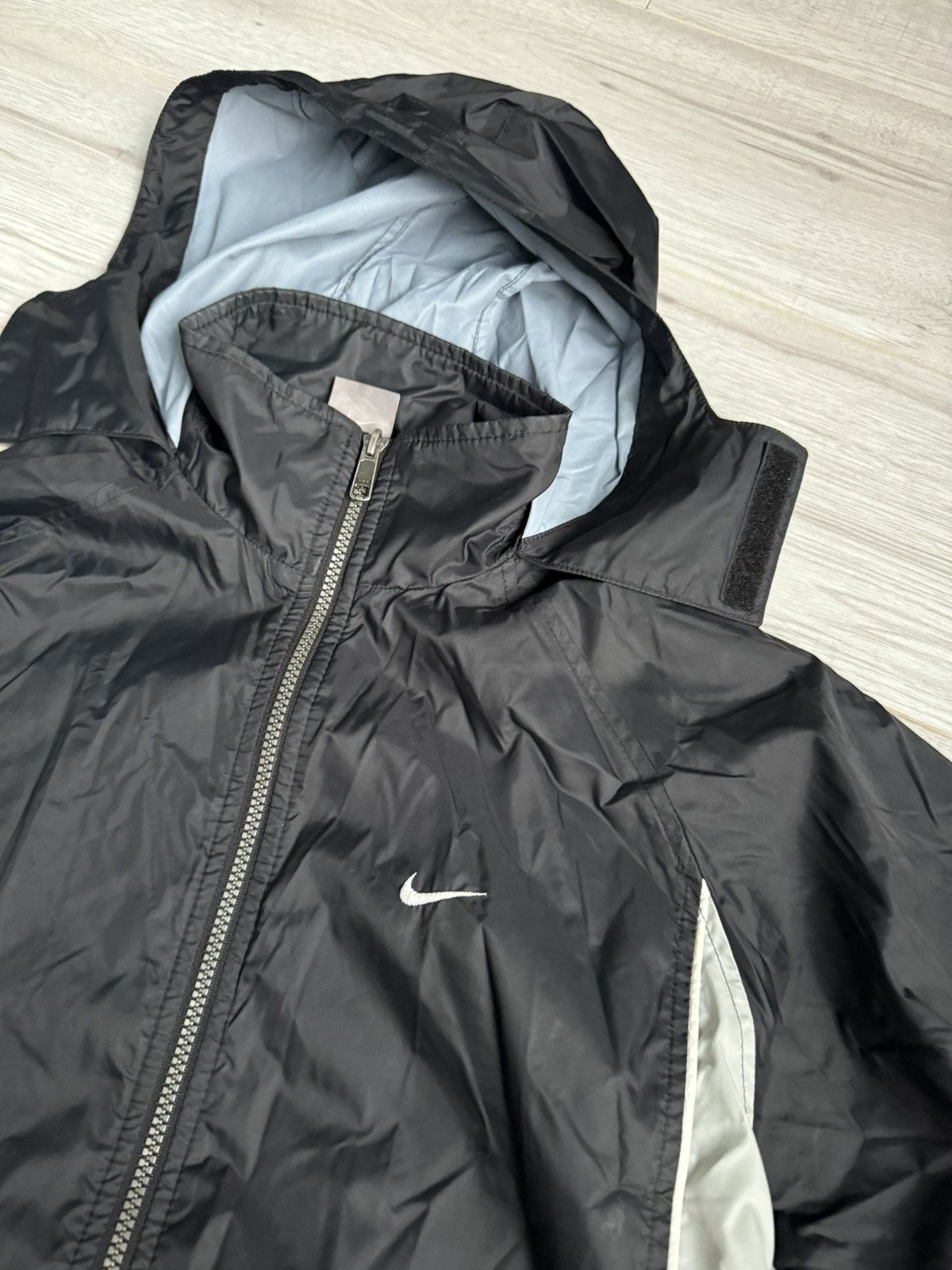 Nike × Vintage Vintage Nike Nylon Track Jacket 90’s Swoosh logo back Size US M / EU 48-50 / 2 - 4 Thumbnail