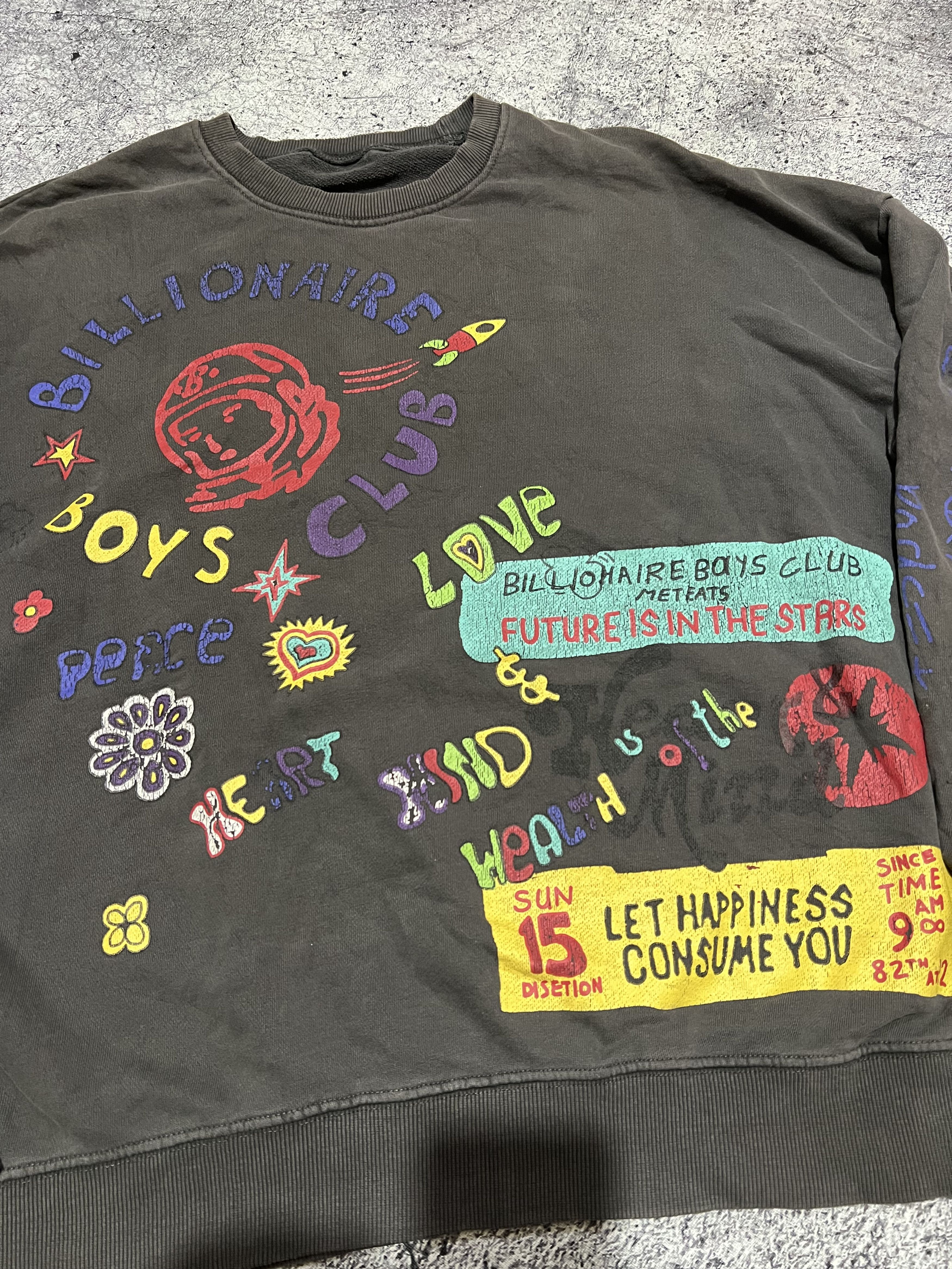 Number (N)ine 2000s Billionaire Boys Club Hysteric Bape Print Crewneck y2k Size US L / EU 52-54 / 3 - 4 Thumbnail