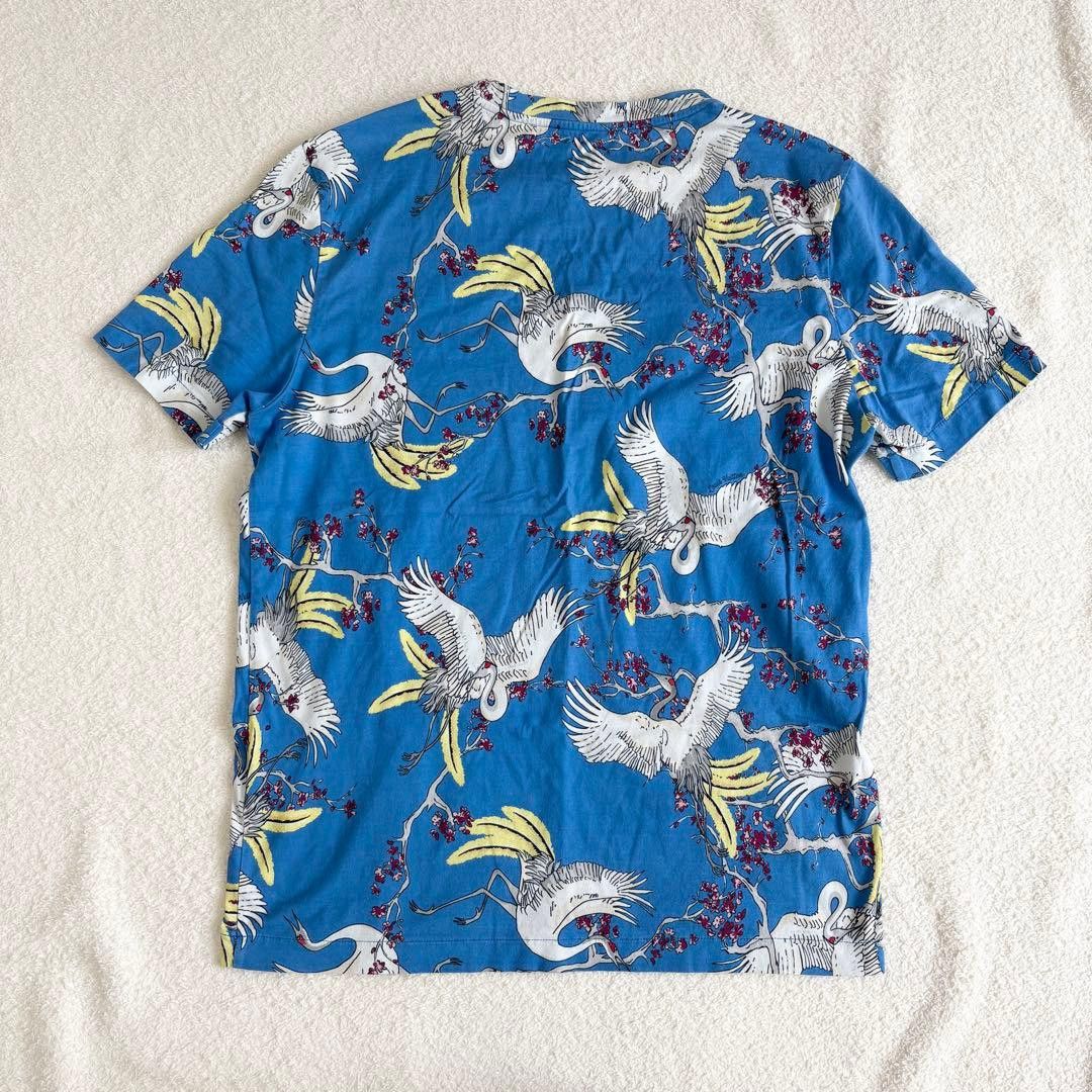 Louis Vuitton Louis Vuitton Crane Print Short Sleeve T-Shirt Blue Size US M / EU 48-50 / 2 - 8 Thumbnail