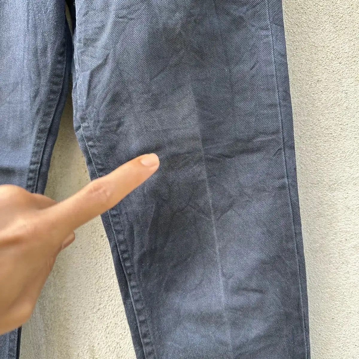 Levi's Vintage Clothing 1990’s VINTAGE LEVI’S 606 SUPER BLACK LEVIS JEANS WHITE TAB Size US 27 - 7 Thumbnail