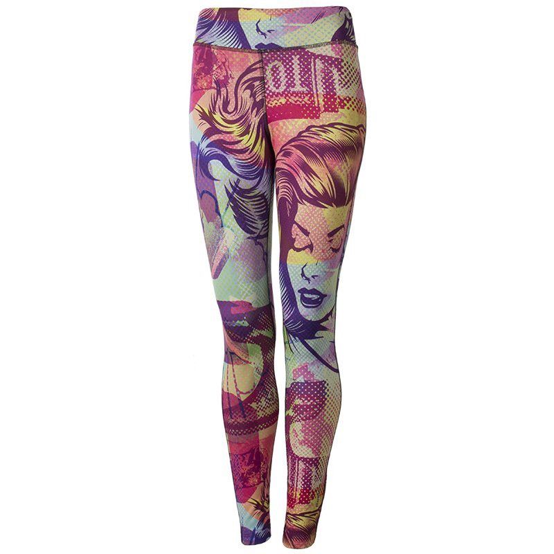 Designer × Reebok Reebok Legginsy Comic Clash Tight B45933 Pants Speed Wick Size 28" / US 6 / IT 42 - 1 Thumbnail