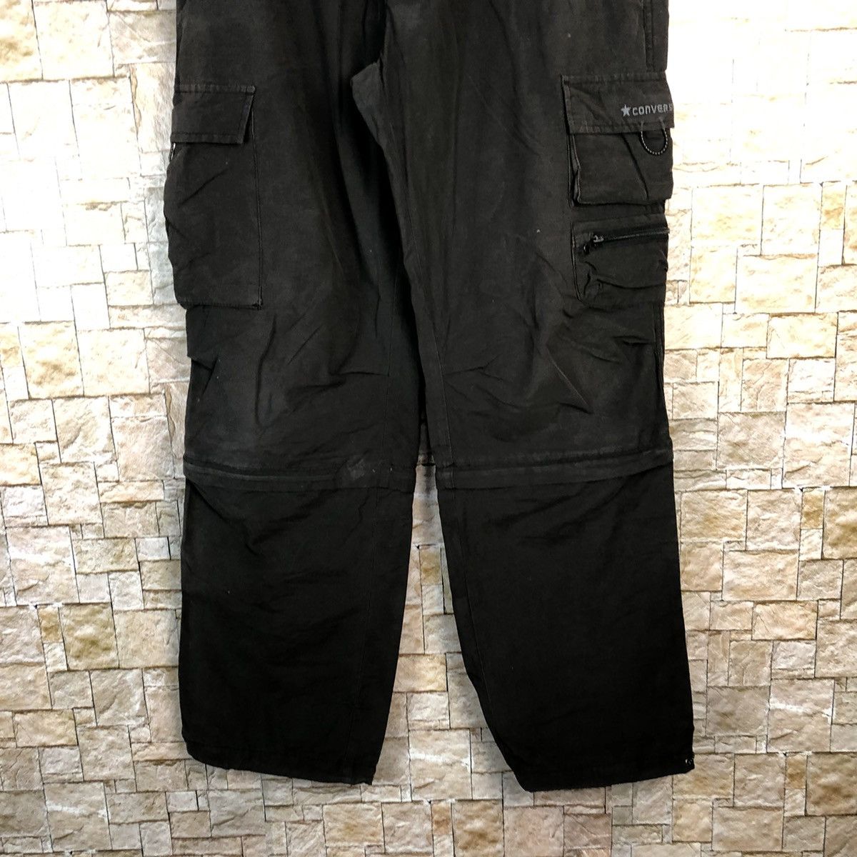 Converse Converse Black Cargo Multipocket Pants #A733 Size US 33 - 3 Thumbnail