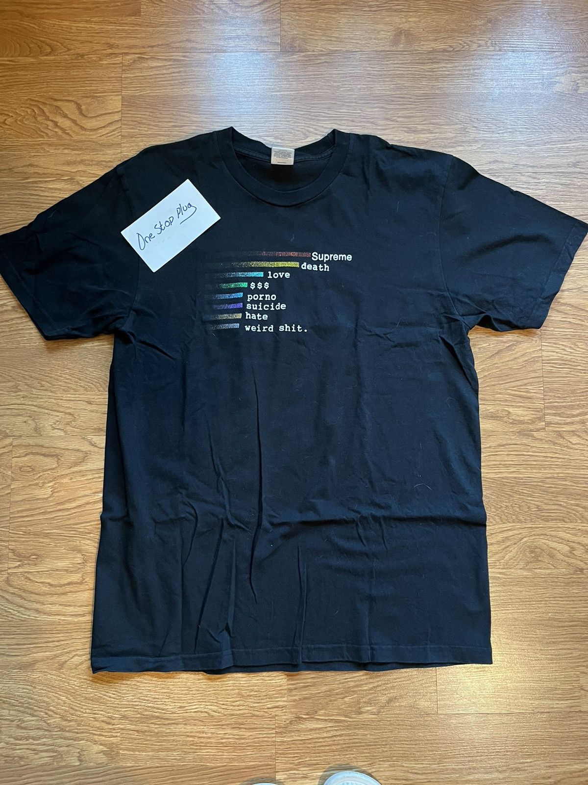 Supreme Chart Tee Grailed