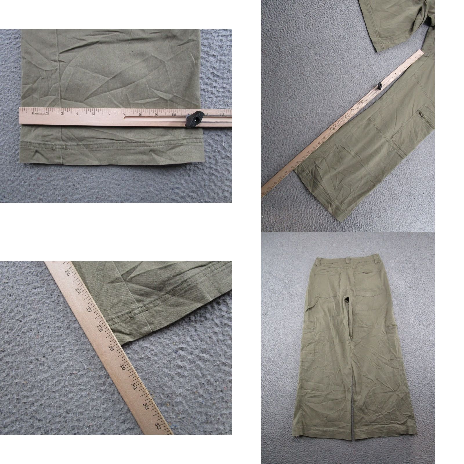 Vintage Sincerely Jules Green Wide-Leg Baggy Cargo Pants Juniors Size 5 Green Cargo Pants Women Slim Loose Fit Vintage No role info Size 27" / US 4 / IT 40 - 8 Thumbnail