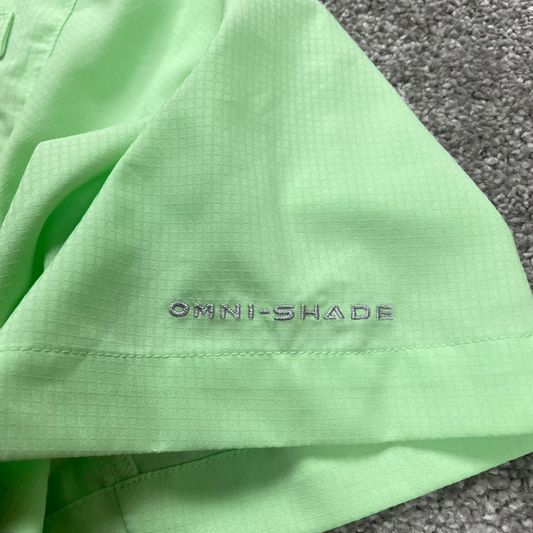 Vintage Columbia PFG Omni-Shade Tamiami Shirt Mens Small Green Short Sleeve Button-Down Size US S / EU 44-46 / 1 - 4 Thumbnail