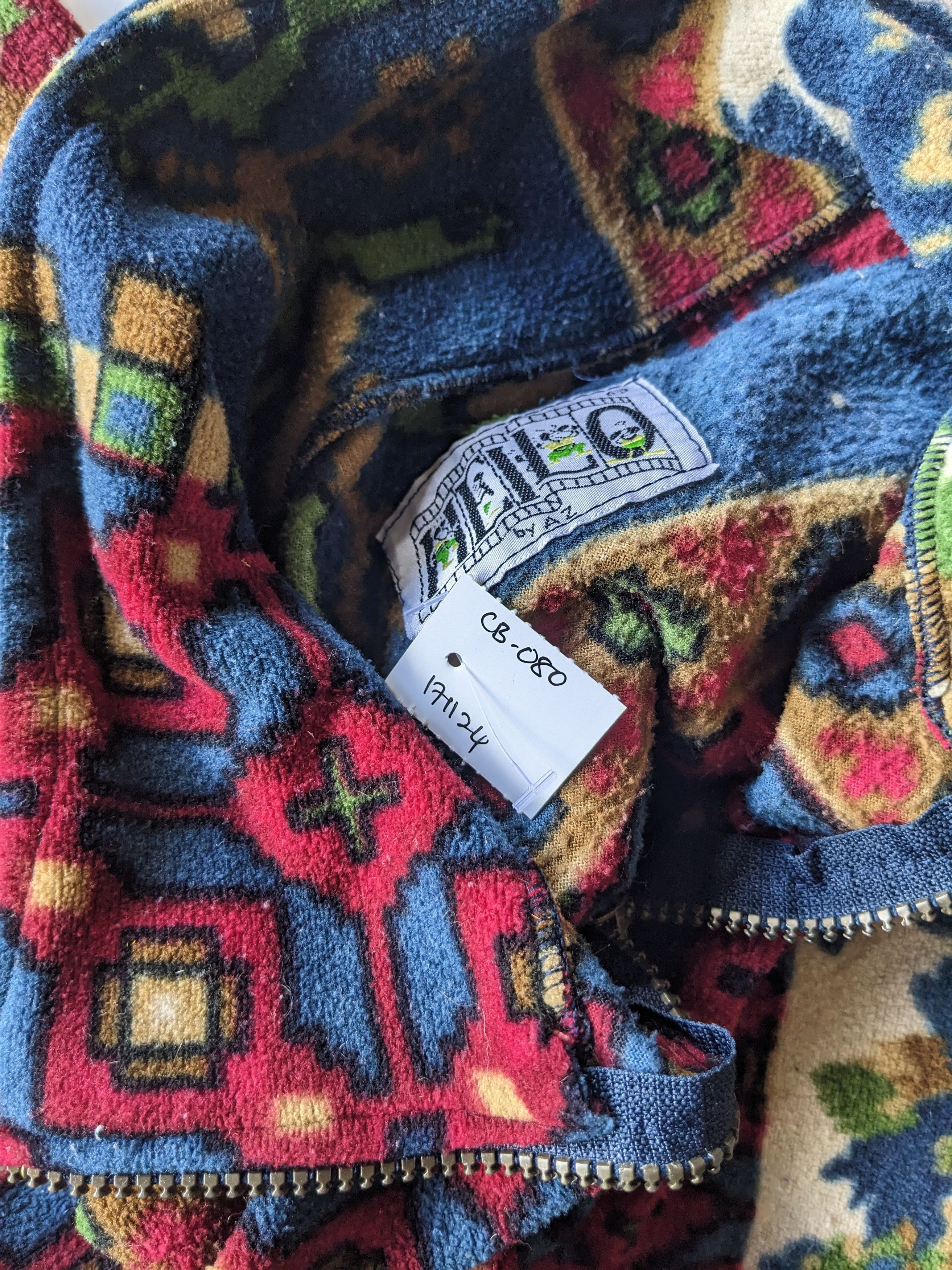 Native × Vintage Vintage HELLO navajo native half zipper Size US L / EU 52-54 / 3 - 7 Thumbnail