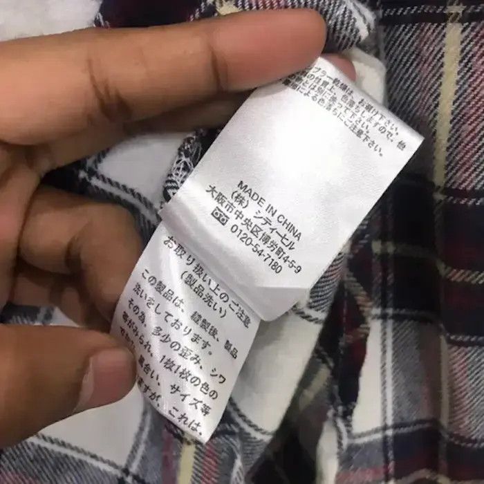 Flannel Japanese Brand Flannel Shirt Size US S / EU 44-46 / 1 - 6 Thumbnail