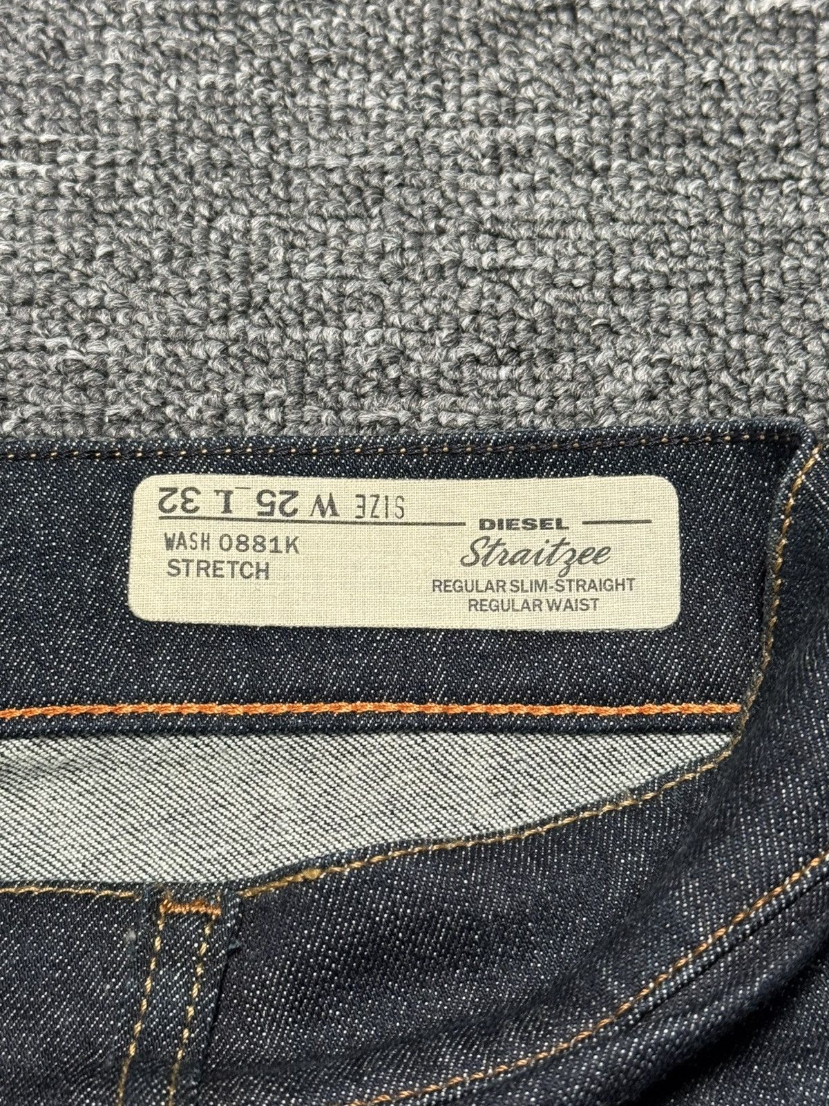 Diesel Diesel Straitzee Women’s Jeans W25 L32 Slim Straight Size 25" / US 0 / IT 36 - 11 Thumbnail