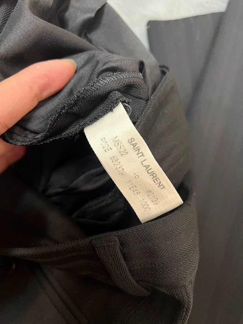 Saint Laurent Paris Saint Laurent Paris size US 46 Spring/Summer 22 Black Stri Size US 30 / EU 46 - 4 Thumbnail