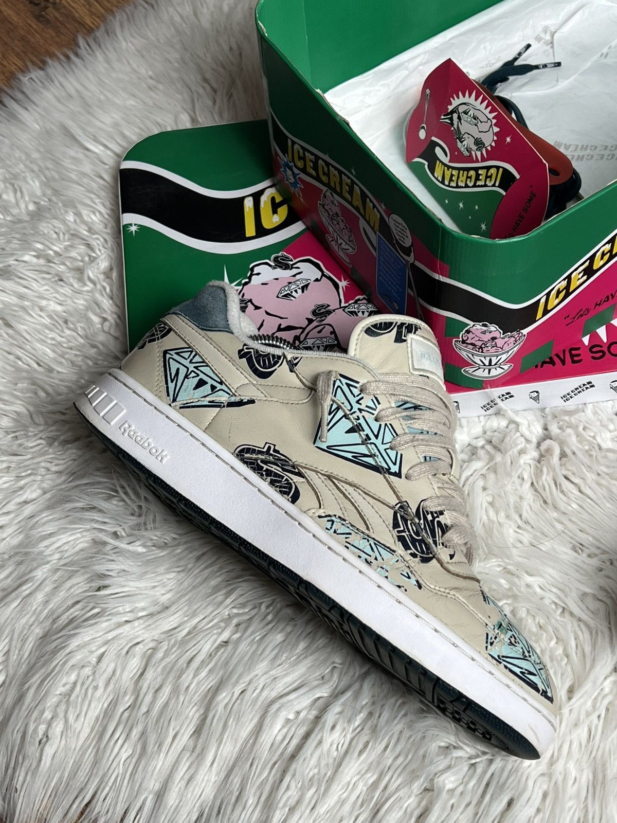Icecream × Reebok Billionaire Boys Club Ice Cream Reebok Size US 10.5 / EU 43-44 - 1 Thumbnail