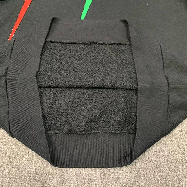 Gucci Gucci Black rhinestone sequin lightning letter logo hoodie Size US M / EU 48-50 / 2 - 8 Thumbnail