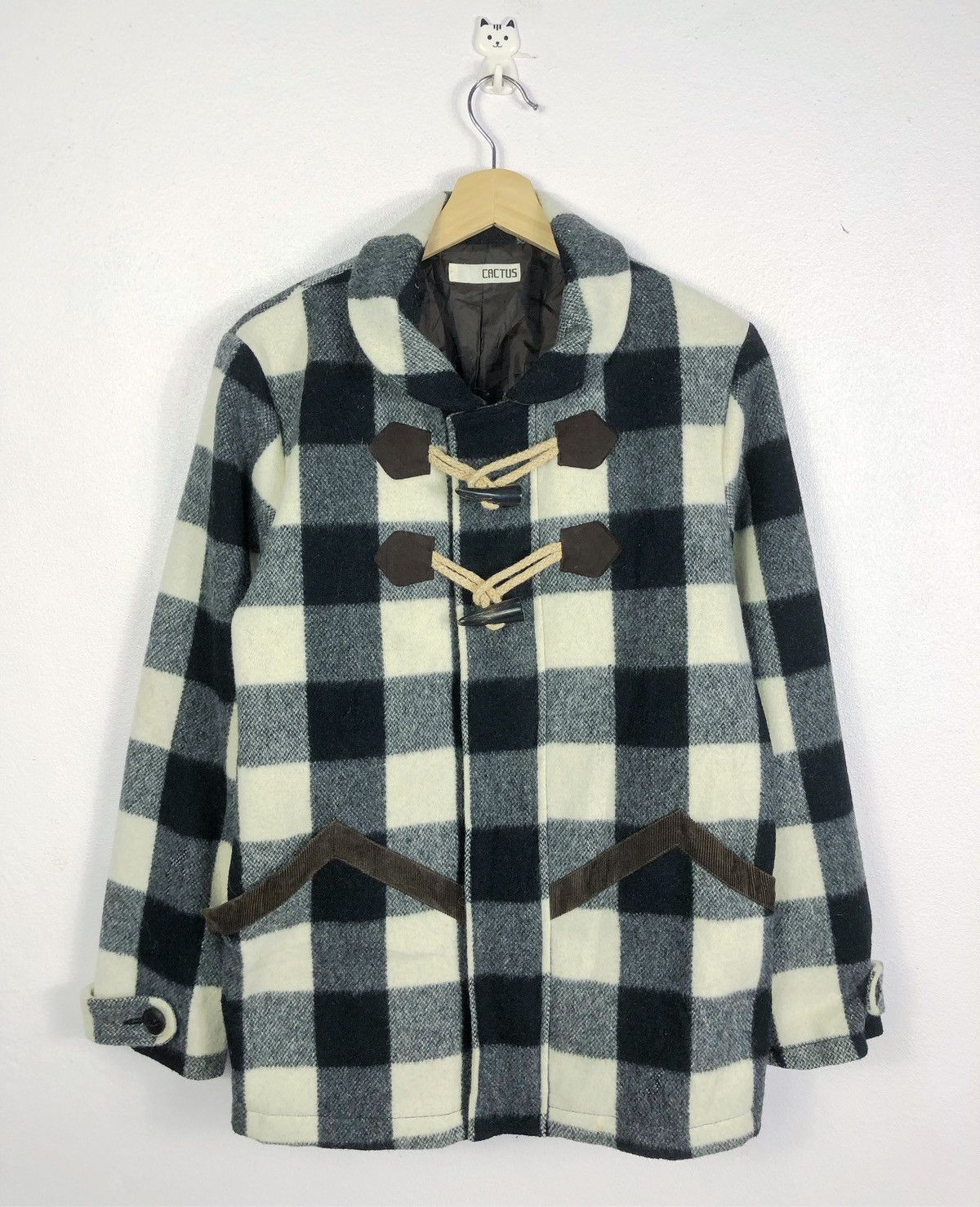 Japanese Brand Rare Cactus Duffle Wool Jacket Made in Japan Size US M / EU 48-50 / 2 - 1 Thumbnail