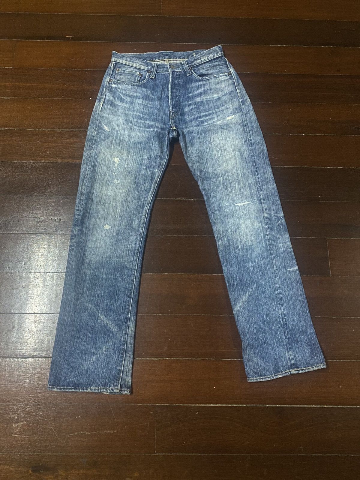 Sugar Cane vintage SUGAR CANE hawaii aloha distressed rework denim Size US 32 / EU 48 - 1 Thumbnail