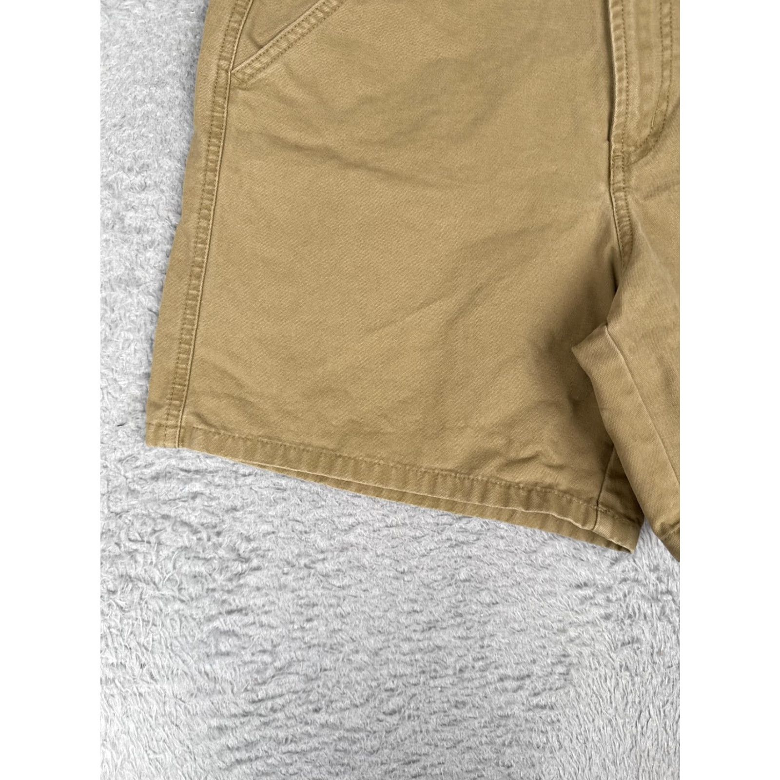 Vintage Columbia Shorts Womens 10 Beige Twill Hiking 6" Duck Fabric Pockets Outdoor Size 32" / US 10 / IT 46 - 3 Thumbnail