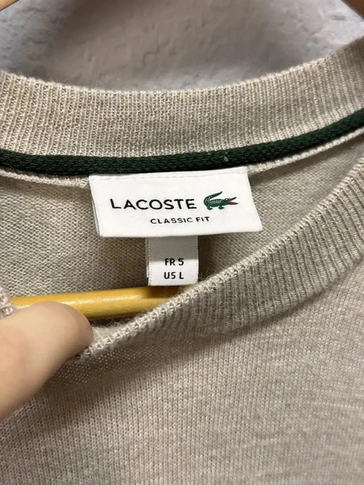 Japanese Brand × Lacoste × Vintage Y2K Lacoste Knitwear Wool Sweater Size XL streetwear Size US M / EU 48-50 / 2 - 8 Thumbnail