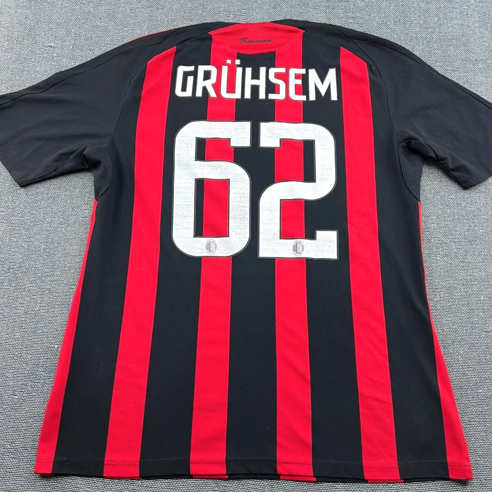 Adidas AC Milan 2008 2009 Home Football Jersey Mens Large Adidas Shirt Size US L / EU 52-54 / 3 - 4 Thumbnail