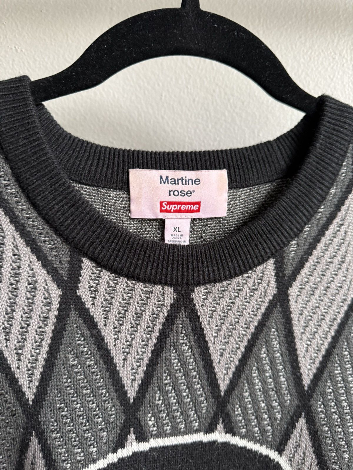 Martine Rose × Supreme Supreme Martine Rose Knit Sweater Size US XL / EU 56 / 4 - 3 Thumbnail