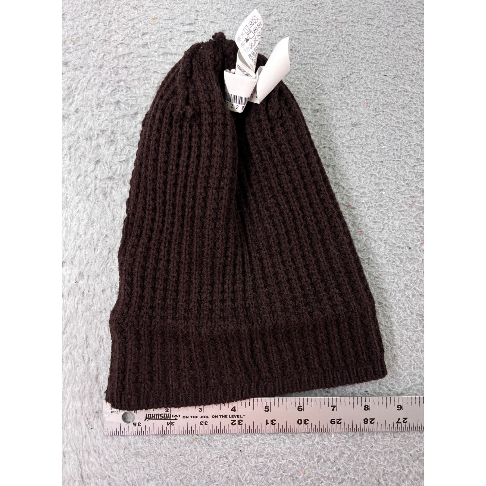 Forever 21 FOREVER 21 Beanie Hat Adult One Size Purple Knit 100% Acrylic Winter Snow Ski Logo Beanie Mens Fathers Day 90s? Size ONE SIZE - 4 Thumbnail