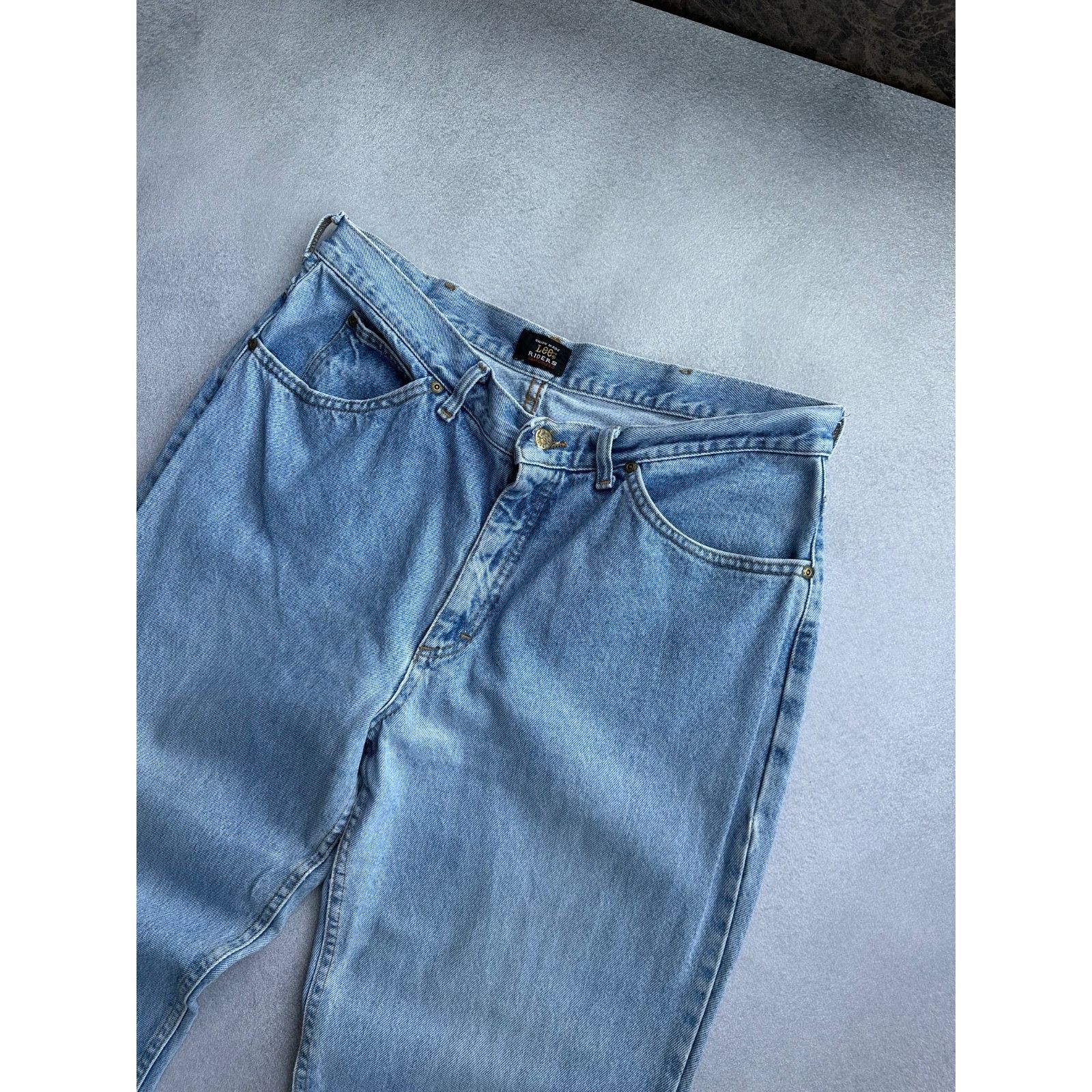 Lee Vintage Lee Riders Sanforized Rare Baggy Jeans Sz 38 x 34 Size US 38 / EU 54 - 4 Thumbnail