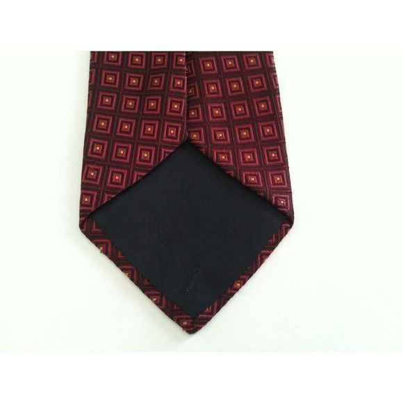 Brooks Brothers BROOKS BROTHERS MENS NEW BURGUNDY 100%SILK TIE WIDTH: 3 5/8" Size ONE SIZE - 3 Thumbnail