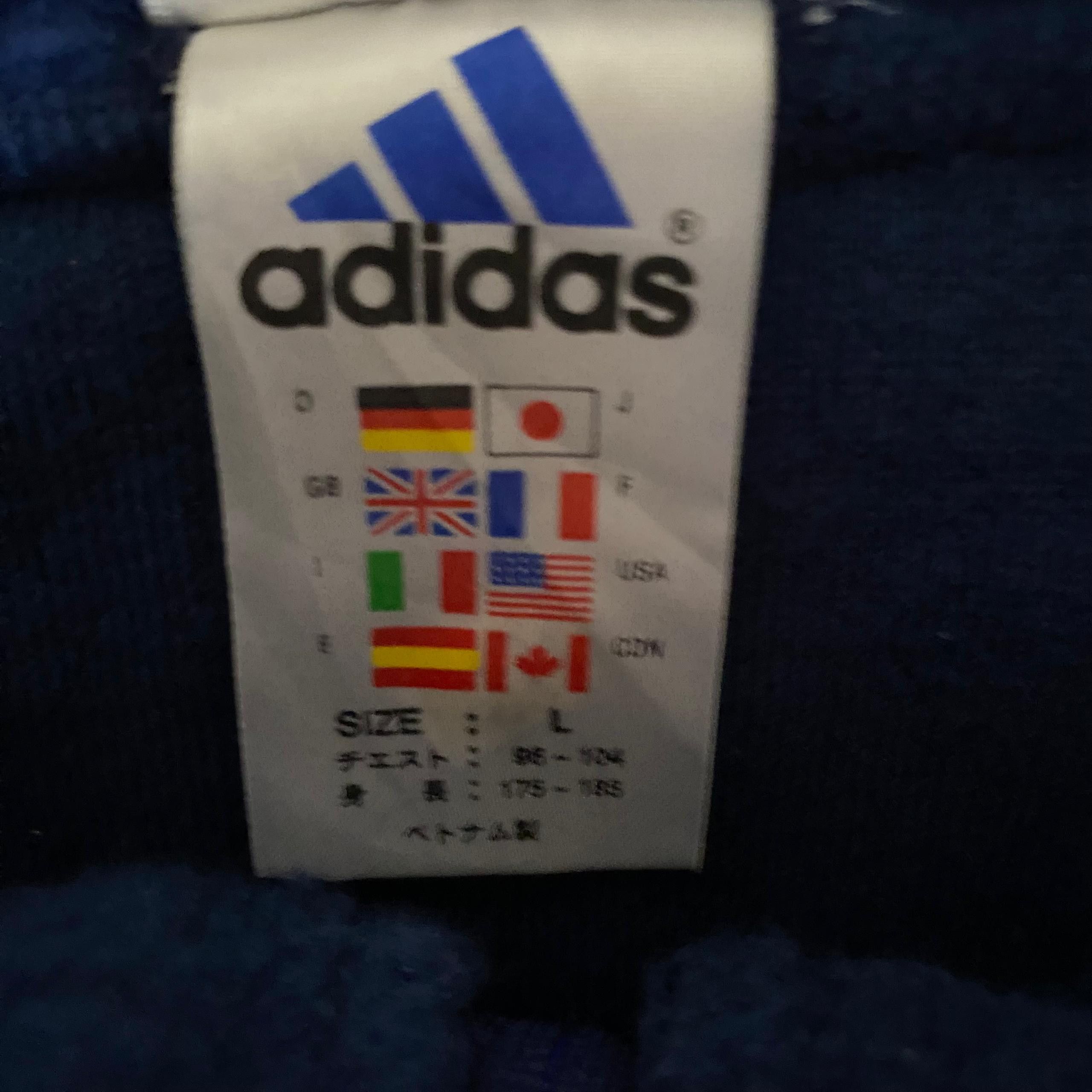Polartec Vintage Adidas Half Zipper Polartec Sweatshirt Size US L / EU 52-54 / 3 - 12 Thumbnail
