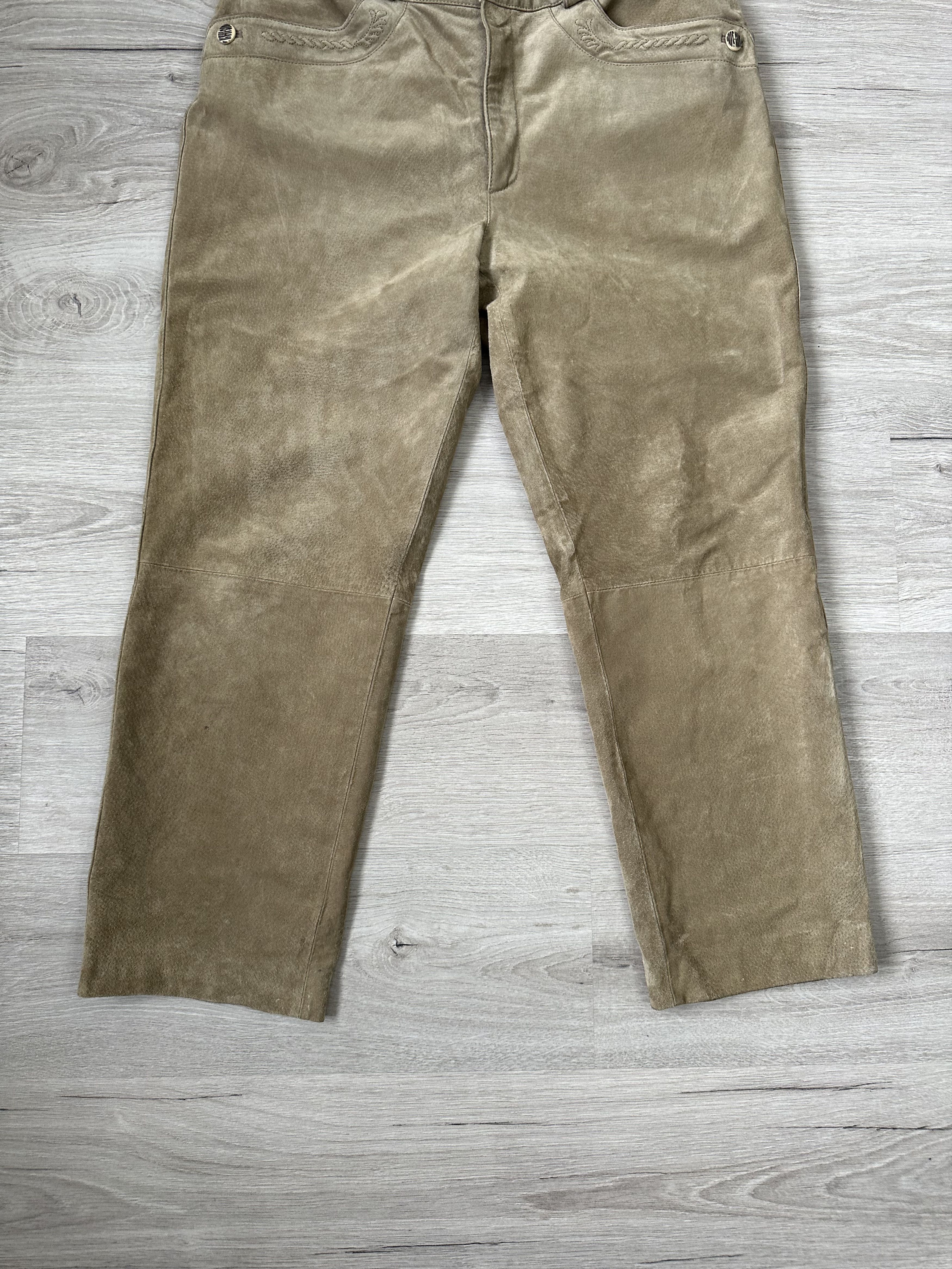 Leather × Vintage Leather Men’s Cowboy JCC Pants Bike Moto Y2K Size US 36 / EU 52 - 5 Thumbnail