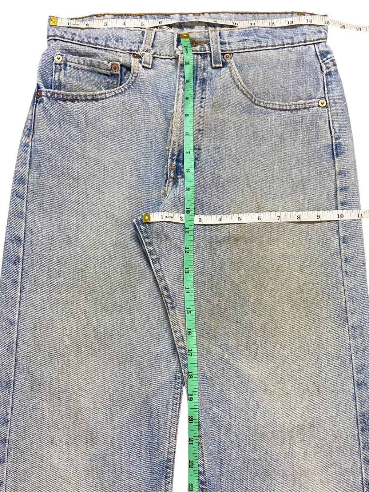 Levi's Vintage Clothing Levis 505 90s Faded Wash Grunge Distressed Loose Jeans Size US 30 / EU 46 - 14 Thumbnail