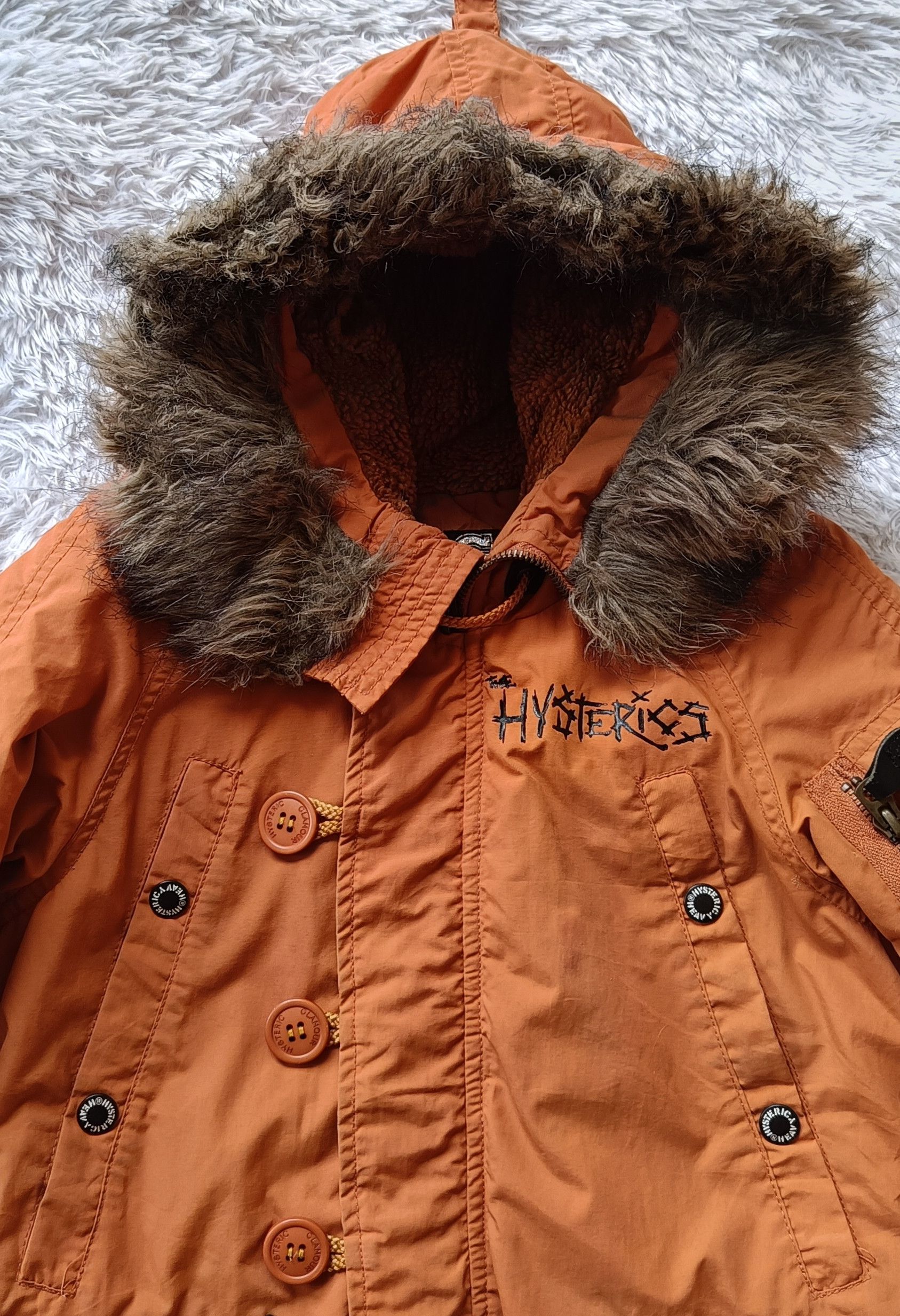 Japanese Brand Hysteric glamour kids parka jacket Size M / US 6-8 / IT 42-44 - 2 Thumbnail