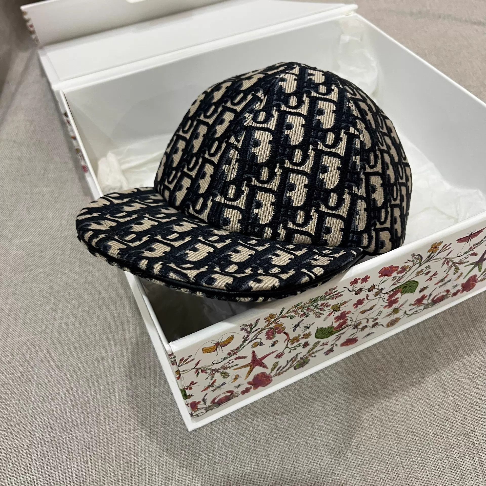 Dior Dior Oblique Baseball Cap 99 New 57 Adjustable Size ONE SIZE - 3 Thumbnail