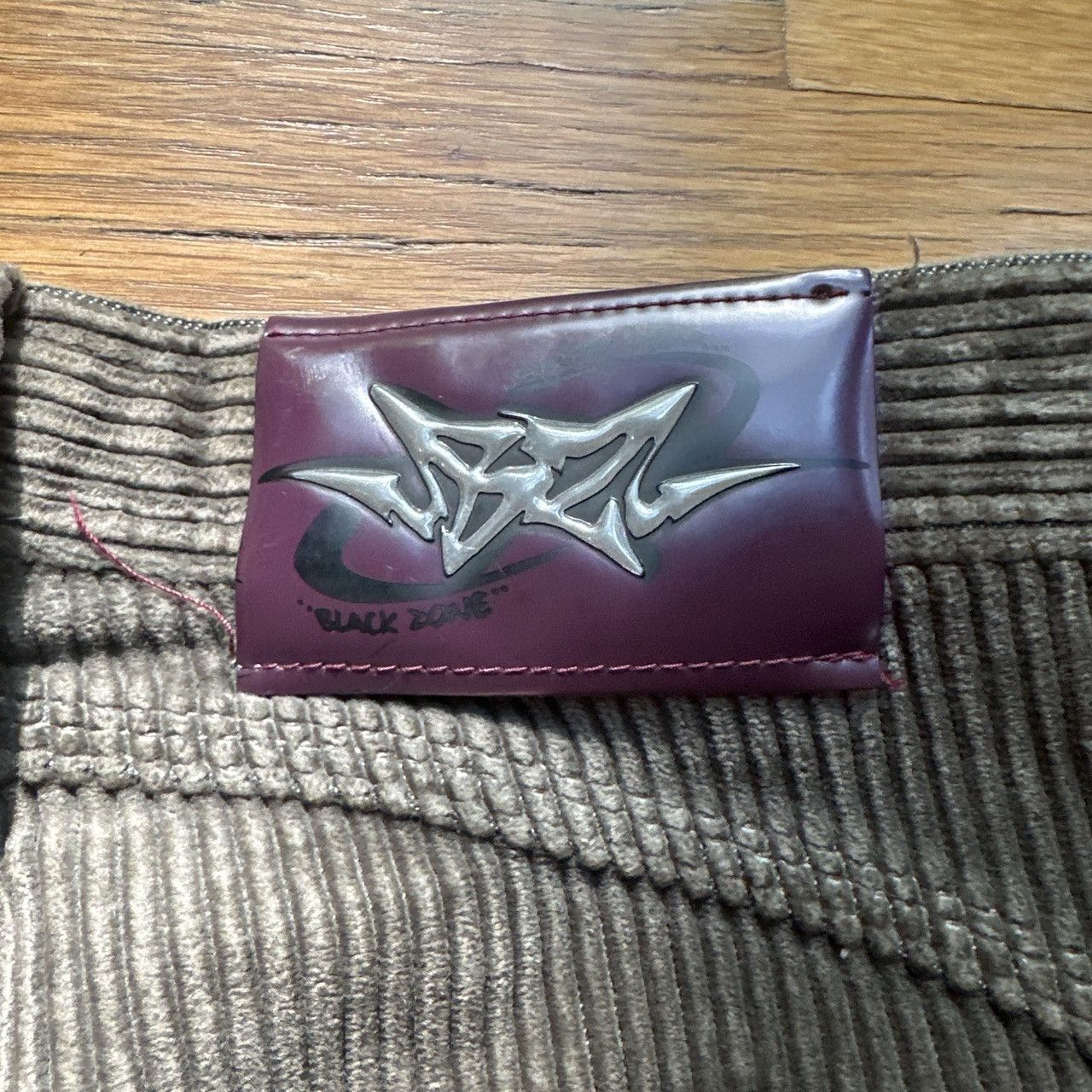 Other VTG y2K Blackzone Corduroy JNCO Like Baggy Pants sz:33x29 Size US 33 - 4 Thumbnail