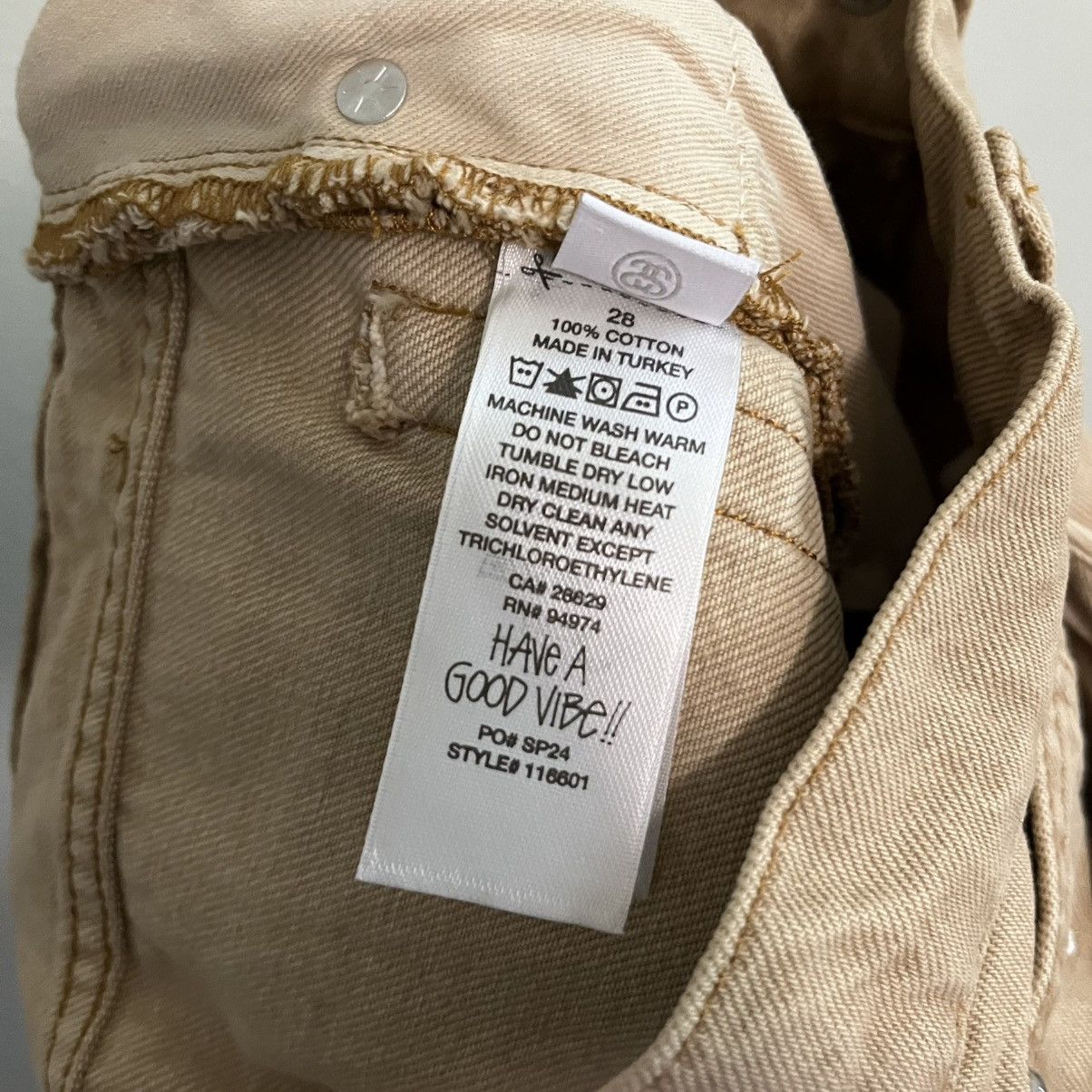 Stussy Classic Jean Denim Size US 28 / EU 44 - 12 Thumbnail